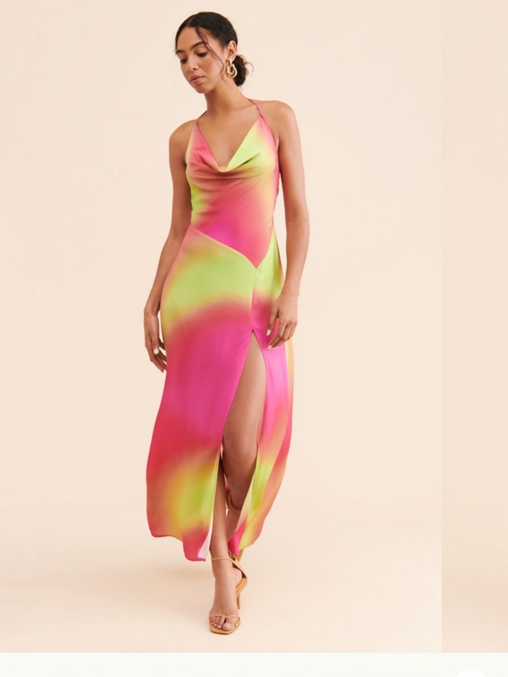The Wolf Gang Makena Maxi Dress size Large